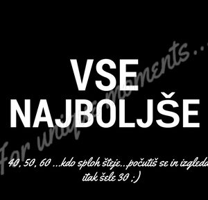 vse najboljše